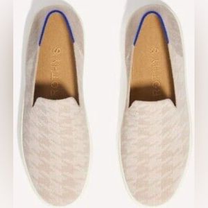 Rothy’s The Collector’s Edition Sneaker Ivory Houndstooth Size 8